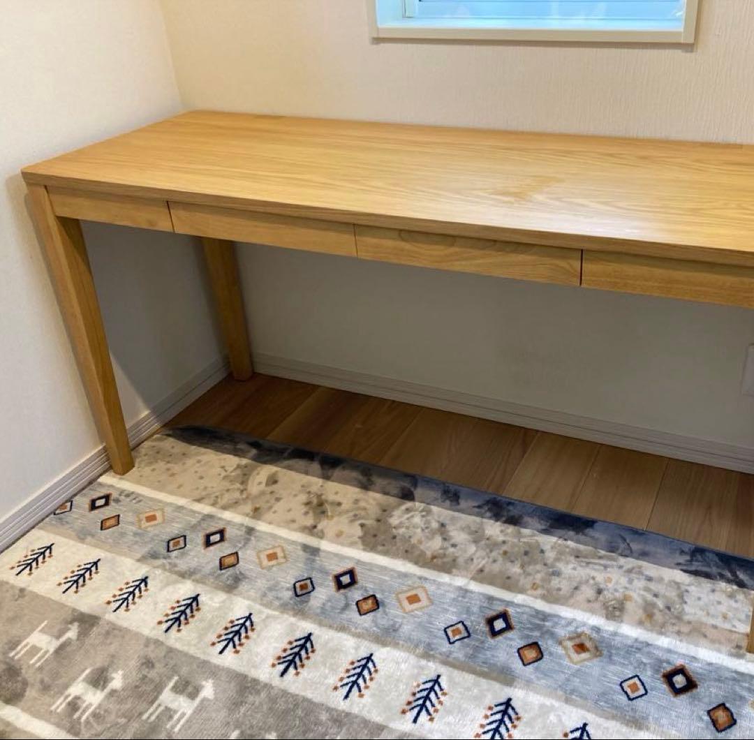 奥行きが選べるパソコンデスク　140×50×70 ベルメゾン