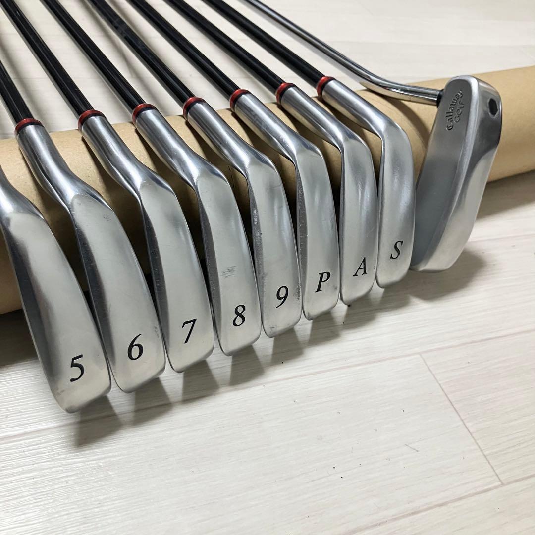 メンズゴルフフルセットcallaway キャロウェイ他クラブ計12本バック付