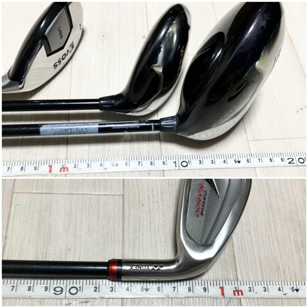 メンズゴルフフルセットcallaway キャロウェイ他クラブ計12本バック付