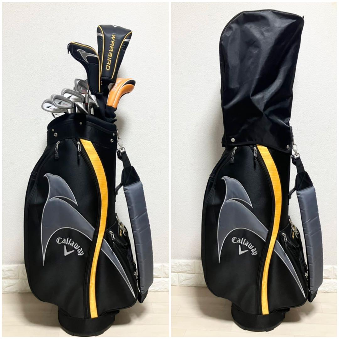 メンズゴルフフルセットcallaway キャロウェイ他クラブ計12本バック付