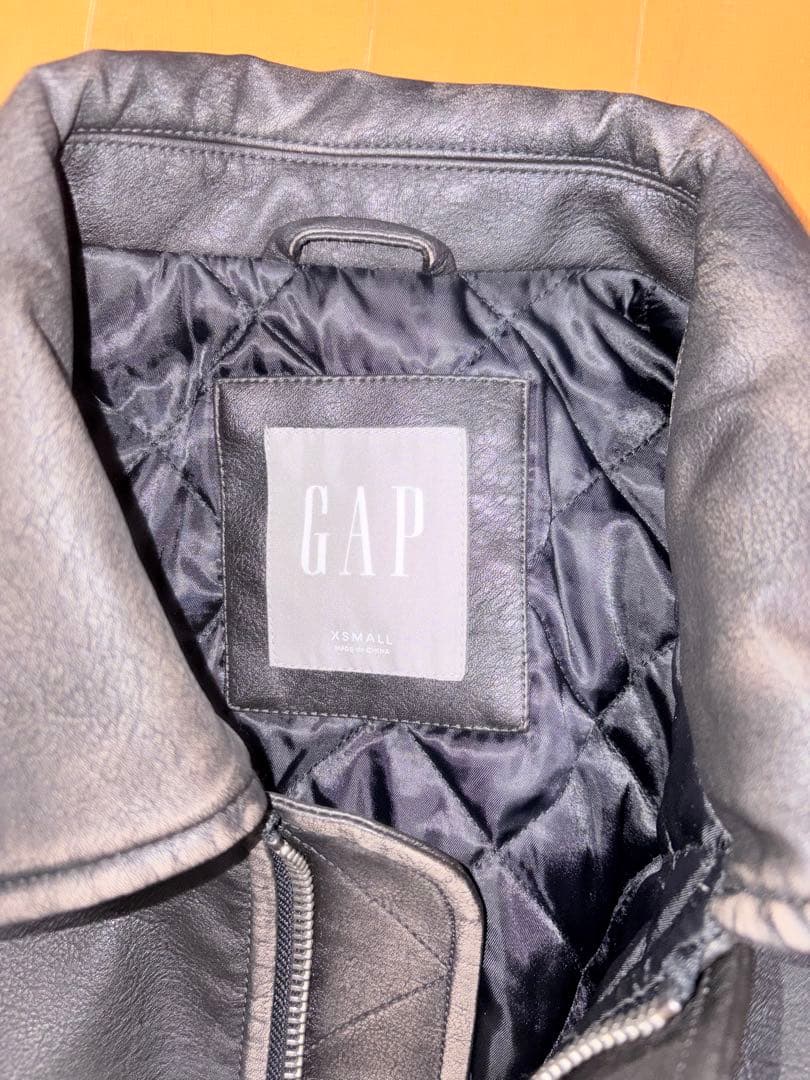 GAP ブラック レザージャケット xs