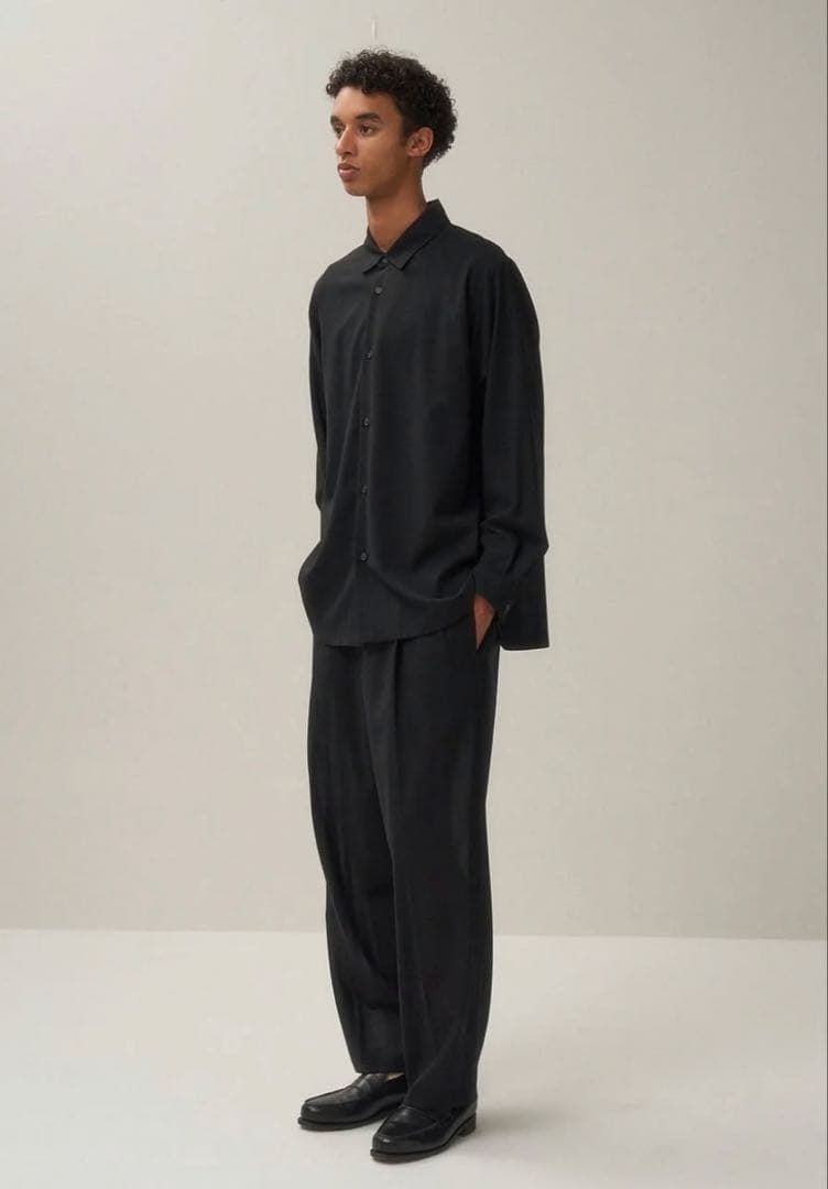 スーツ ATON TWIST WOOL TROPICALOVERSIZED SET UP