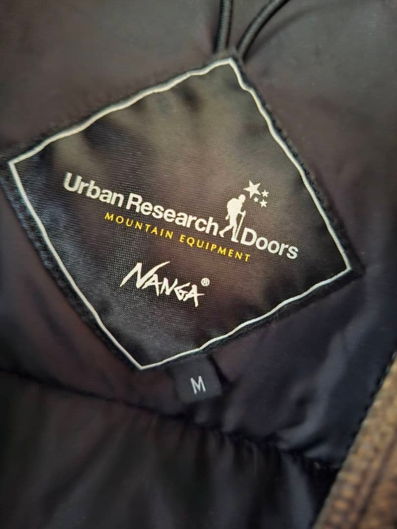Urban Research Doors NANGA ダウンベスト M 黒