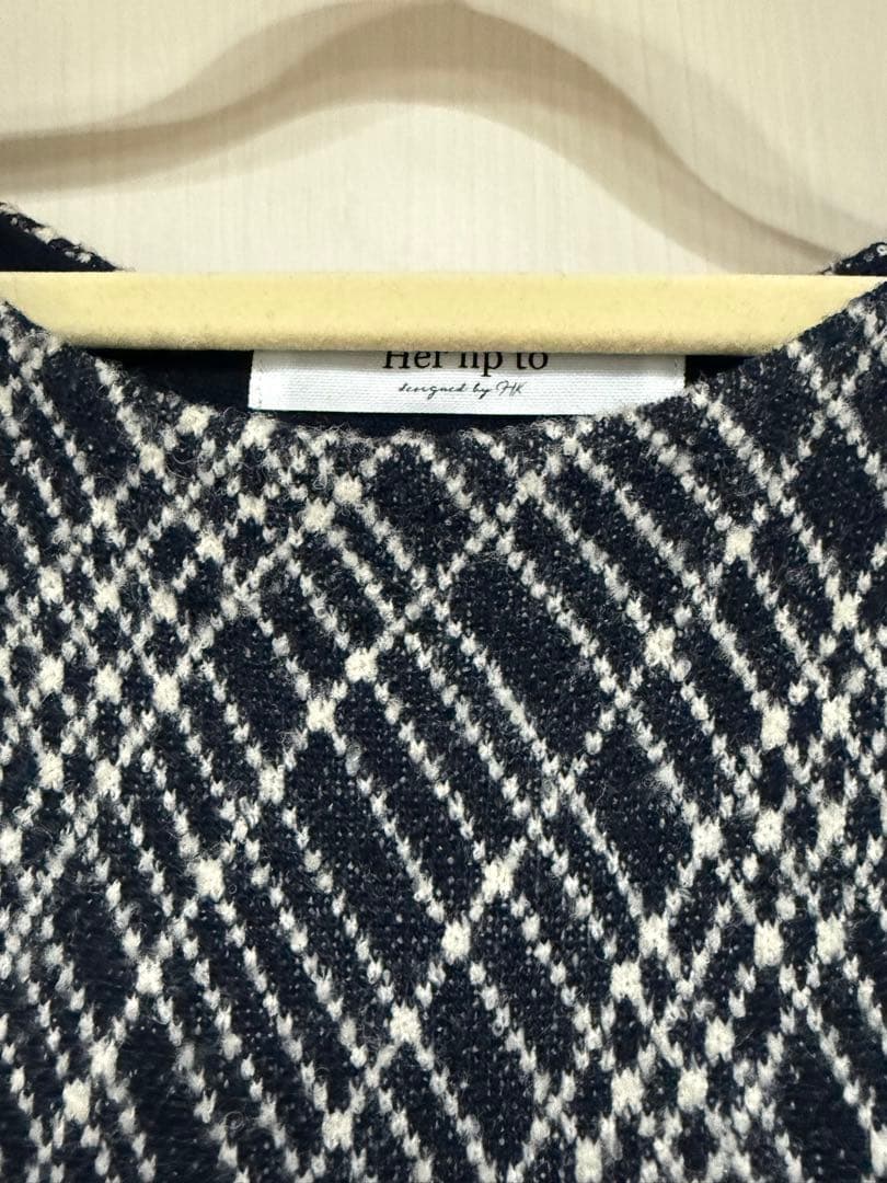 Herlipto ニットワンピース