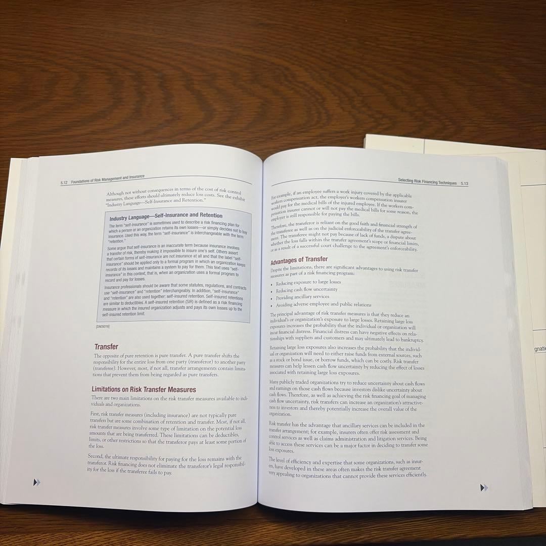 洋書 Foundations of Risk Management&Insurance