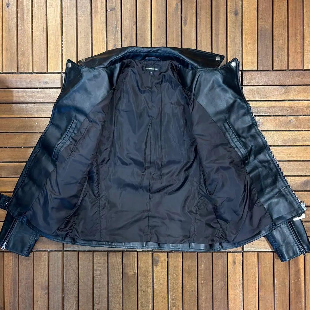 JACKROSE レザー ダブルライダース ジャケット 牛革 本皮