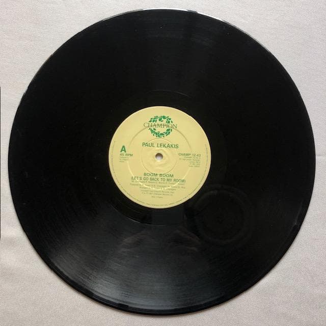 洋楽 Paul Lekakis Boom Boom CHAMP12-43 y122