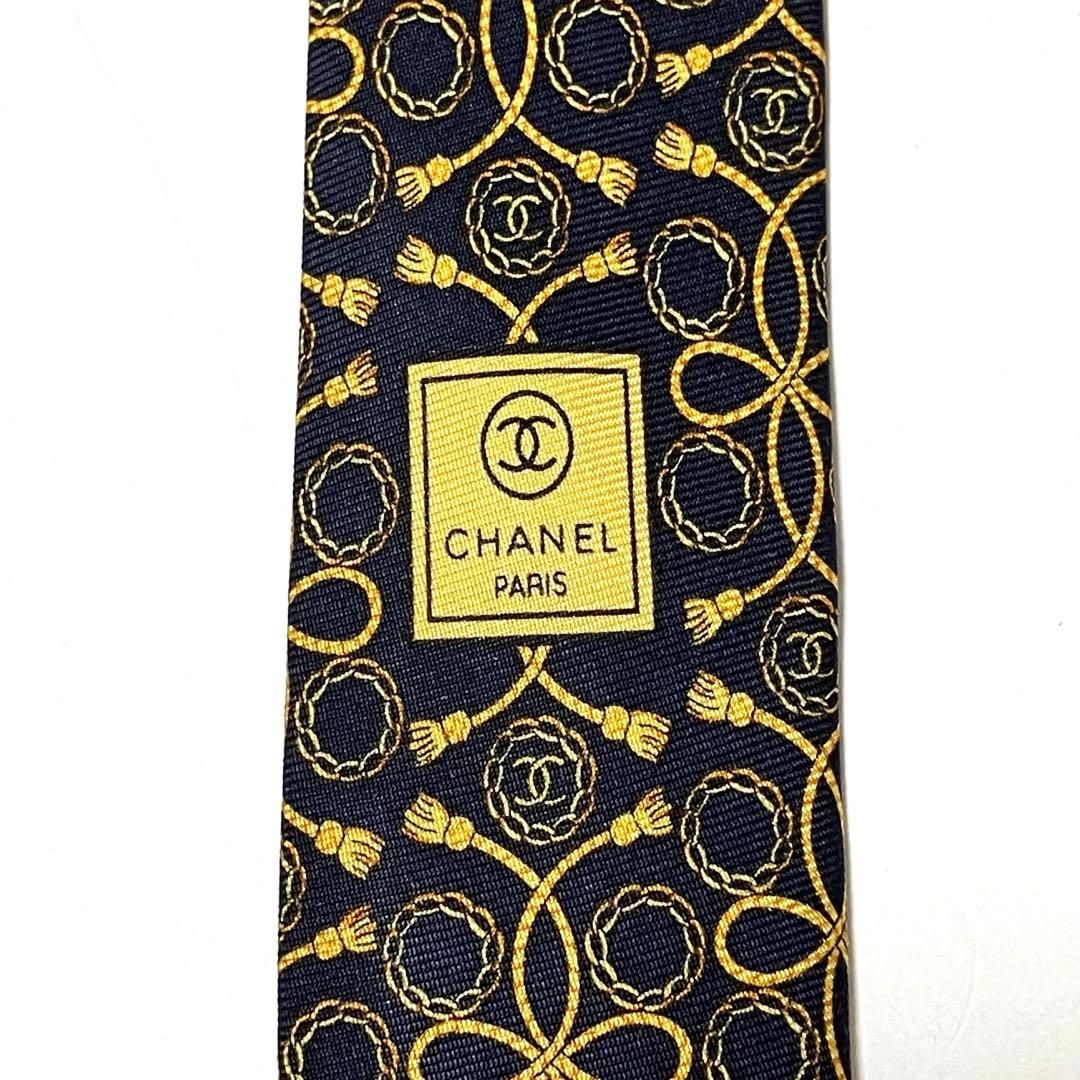 CHANEL シャネル ネクタイ メンズ チェーン ブランド V9