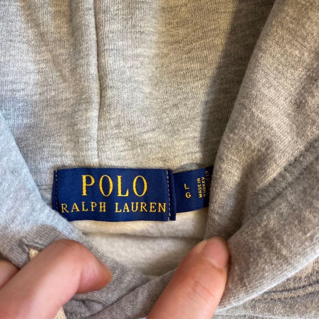 ラルフローレン★Polo Ralph Lauren★グレー★パーカー Lサイズ