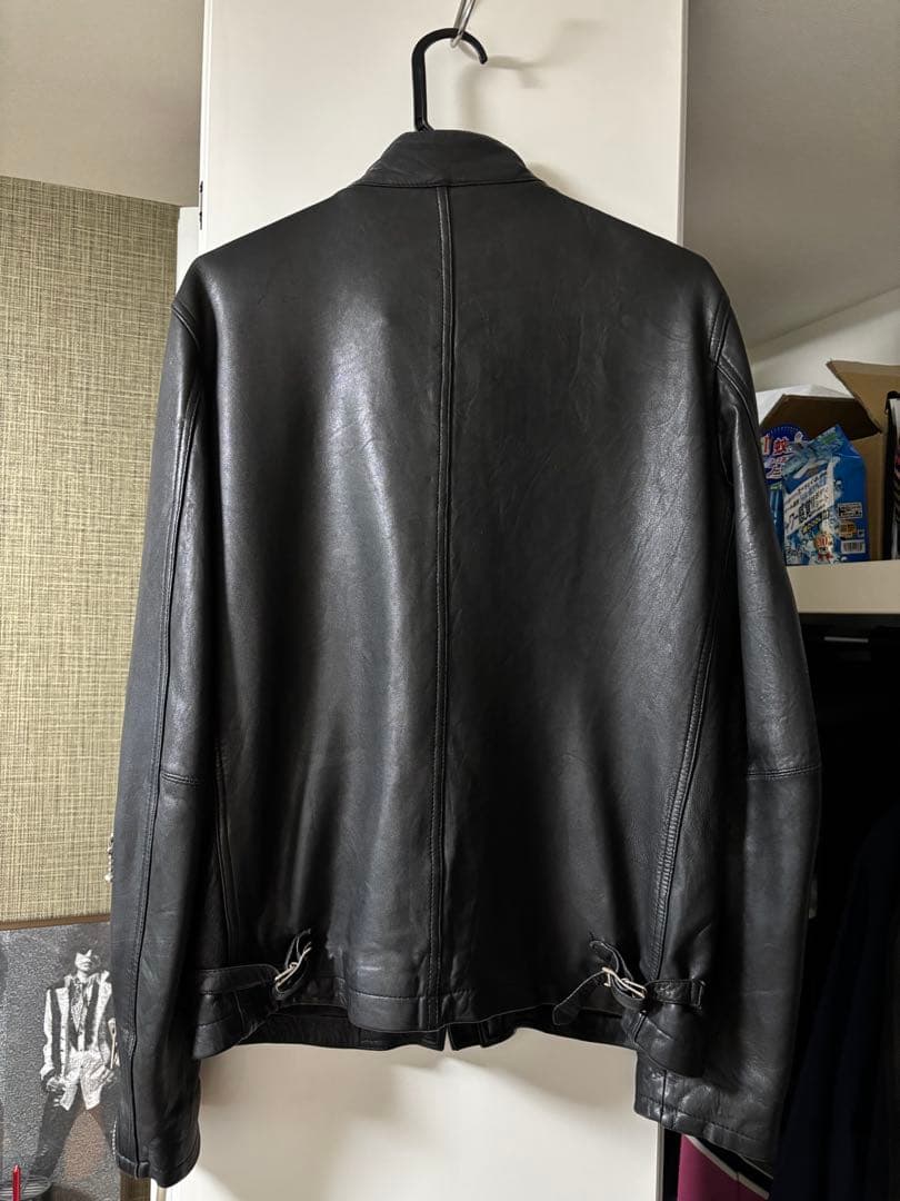 AMERICAN RAG CIE ブラックレザーシングルライダース