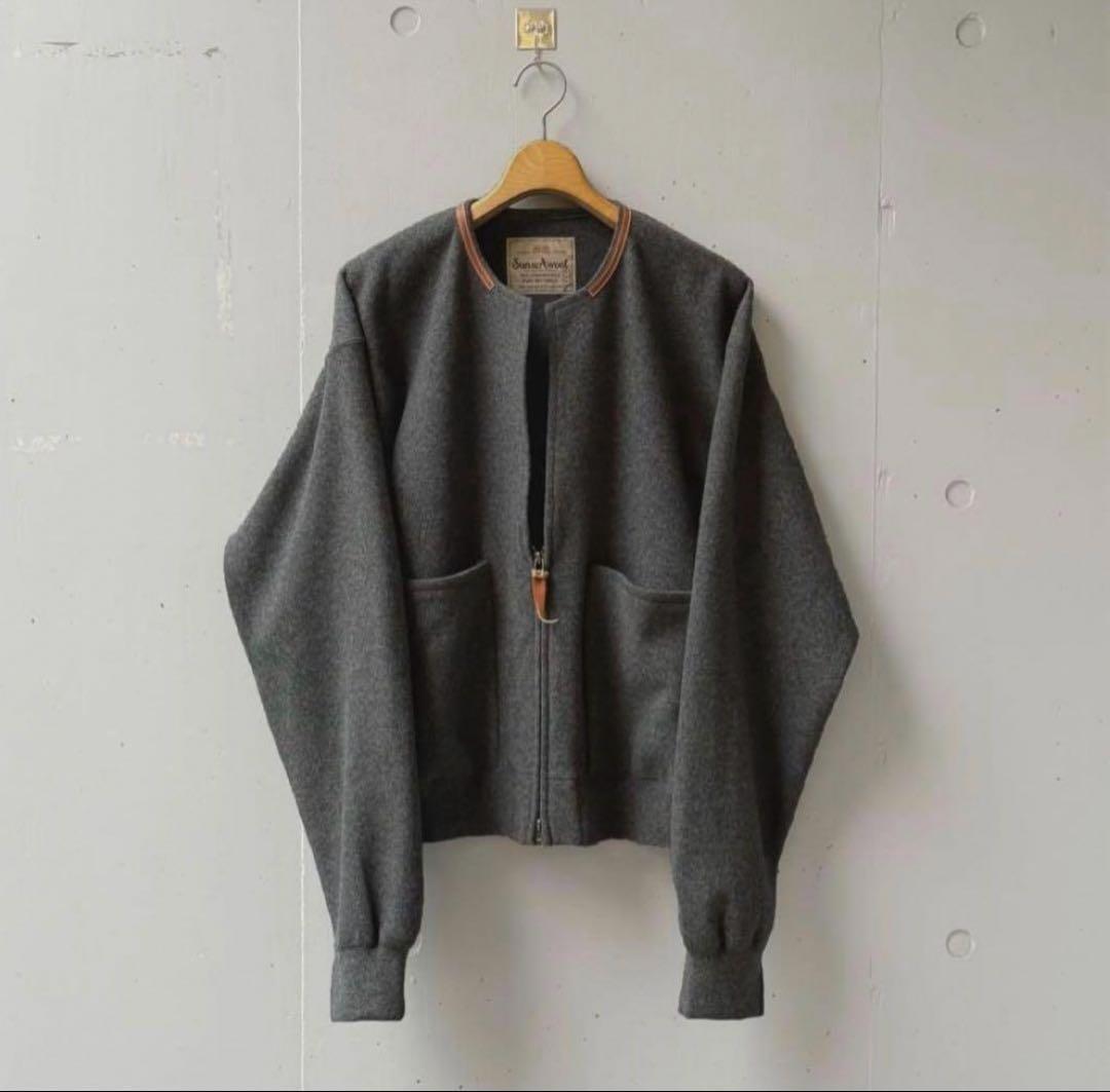 ジャケット・アウター SUNSEA 3106 HALF ZIP CARDIGAN 2