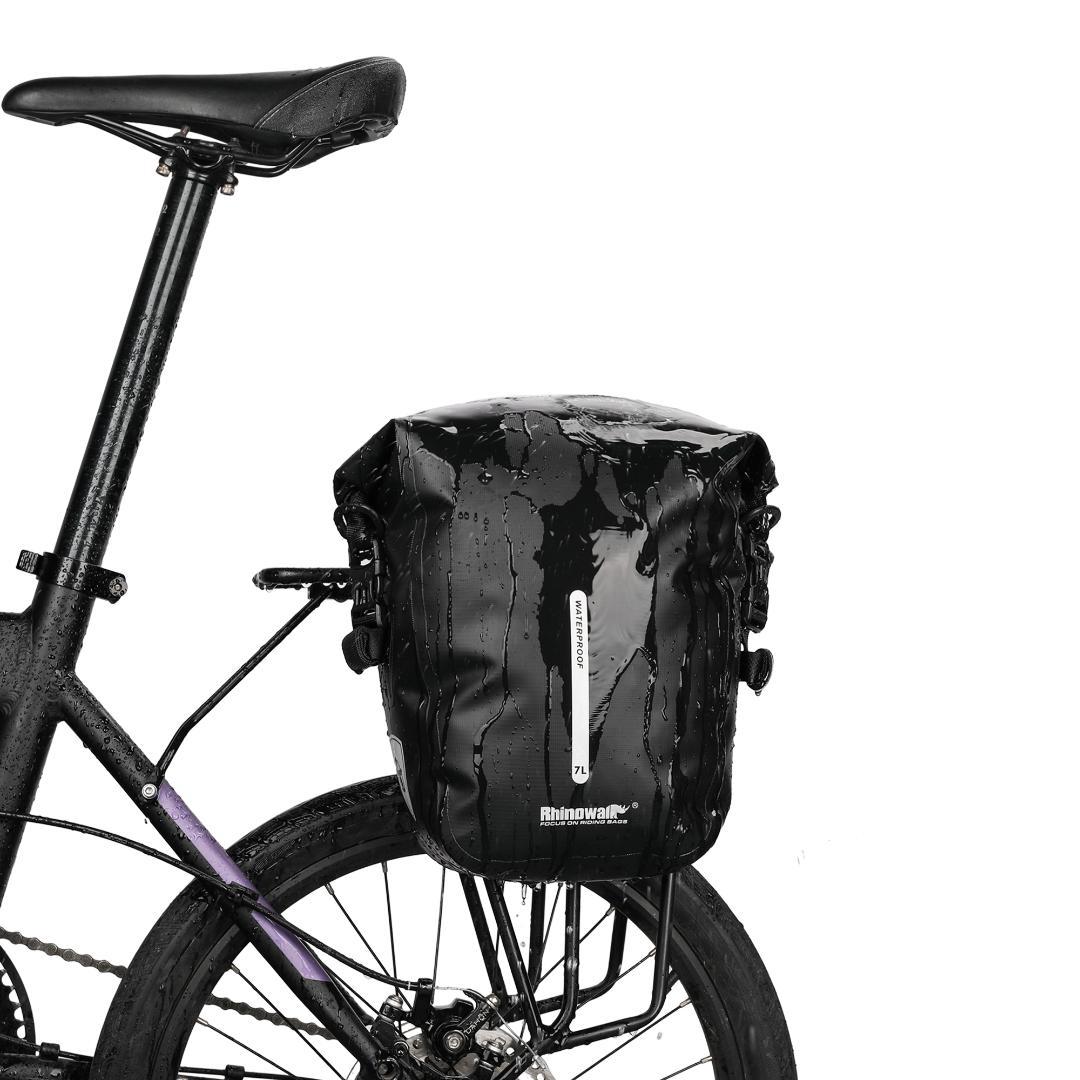 RhinoWeld 自転車 前輪/後輪両用 サイドバッグペアセット 防水