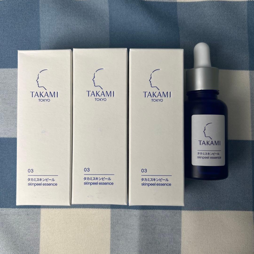 正規品TAKAMI 未開封 夕力三スキンビール 角質美容液 30ml 3本セット