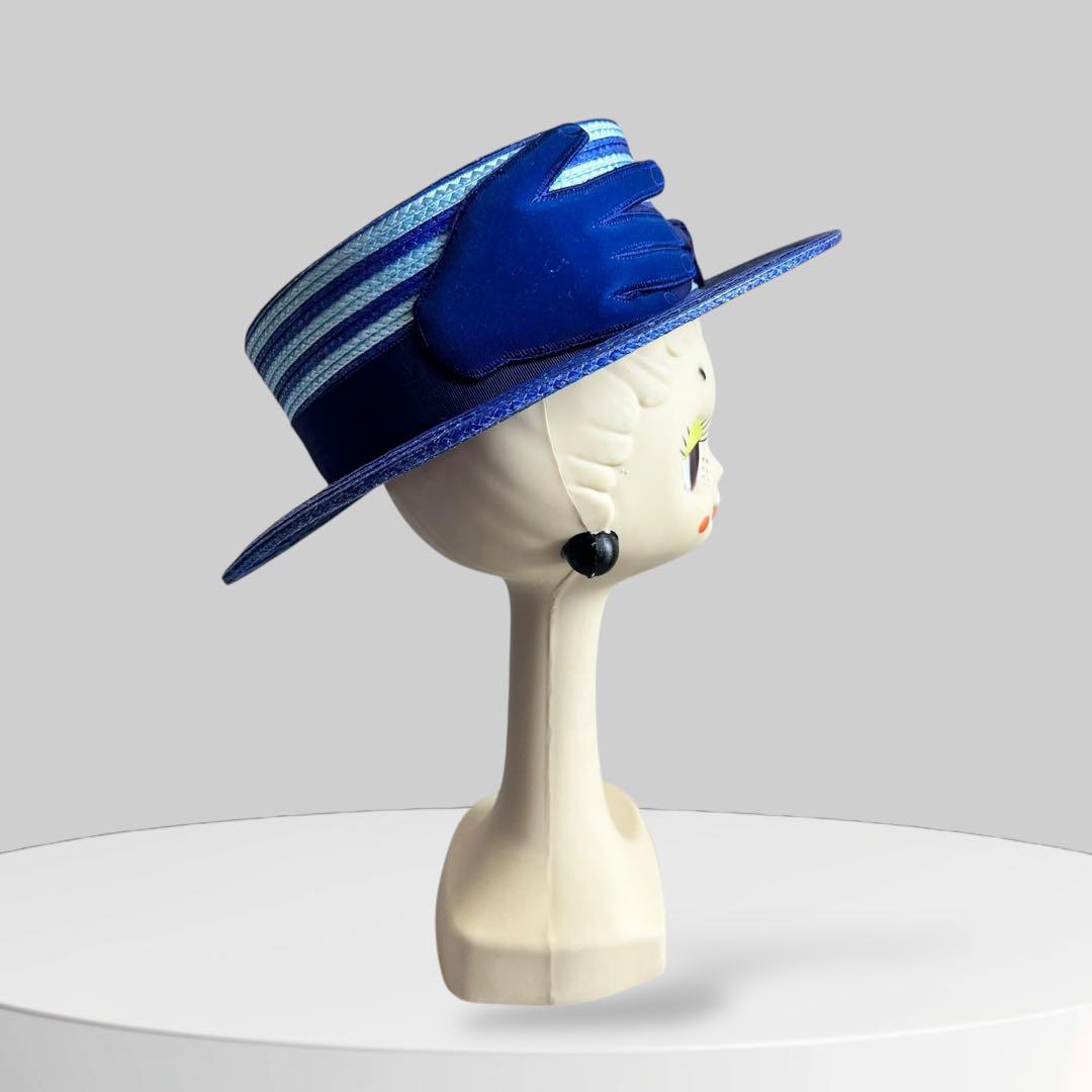 ⑧【表参道アトリエ限定】ca4la カシラ カンカン帽 ストローハット