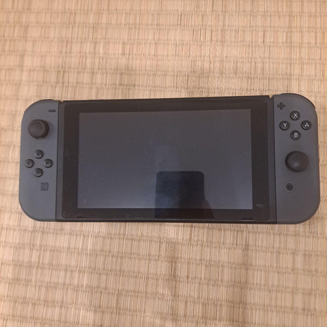 Nintendo Switch グレー 中古 本体と付属品
