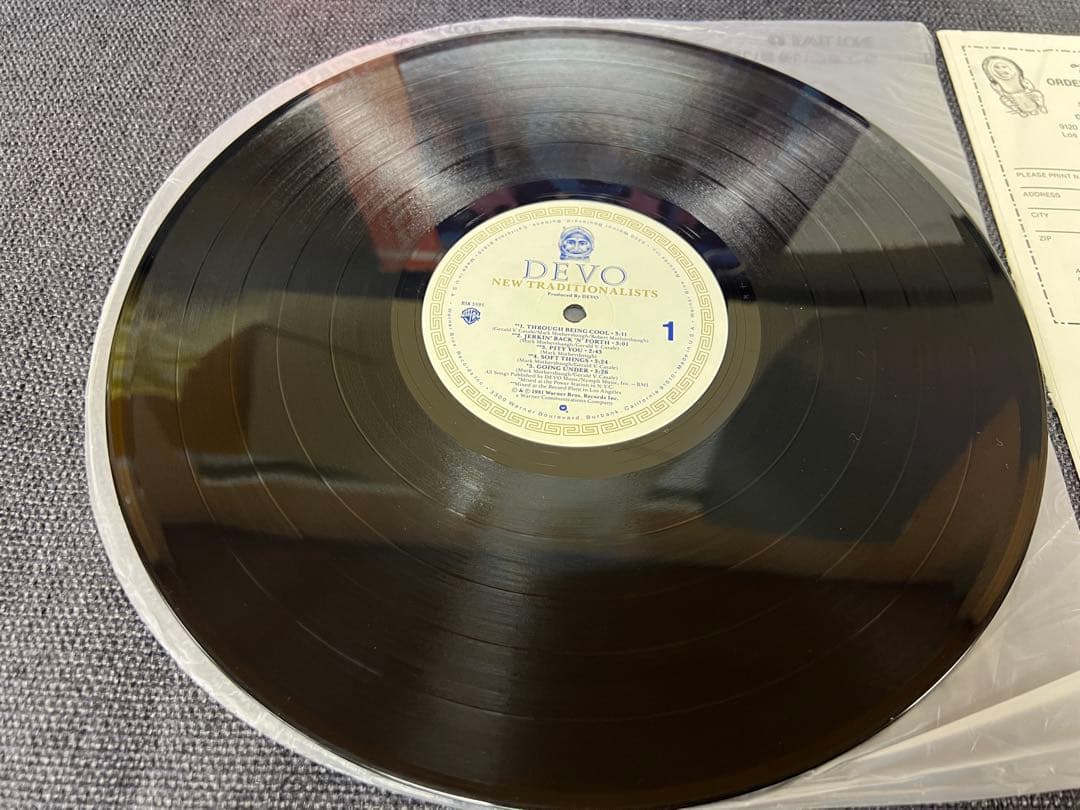 DEVO New Traditionalists LP洋楽　w/7inch