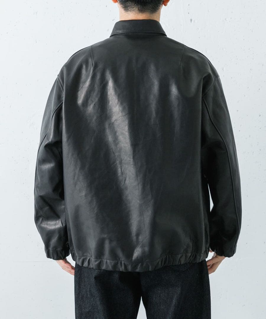 ジャケット・アウター semoh Horse Leather Zip Blouson
