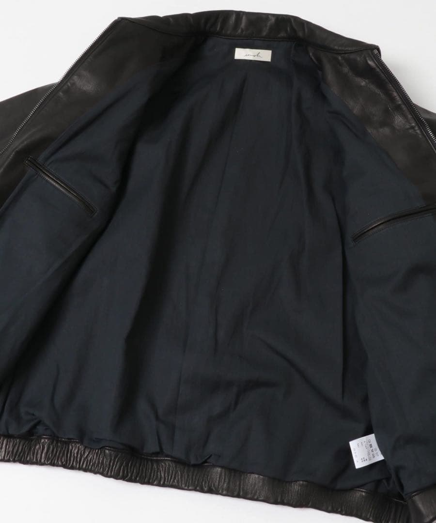 ジャケット・アウター semoh Horse Leather Zip Blouson