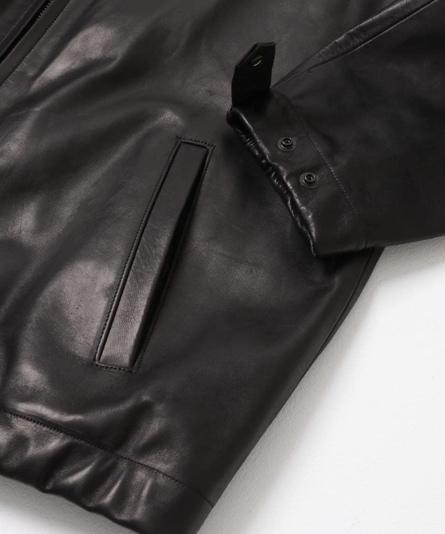 ジャケット・アウター semoh Horse Leather Zip Blouson