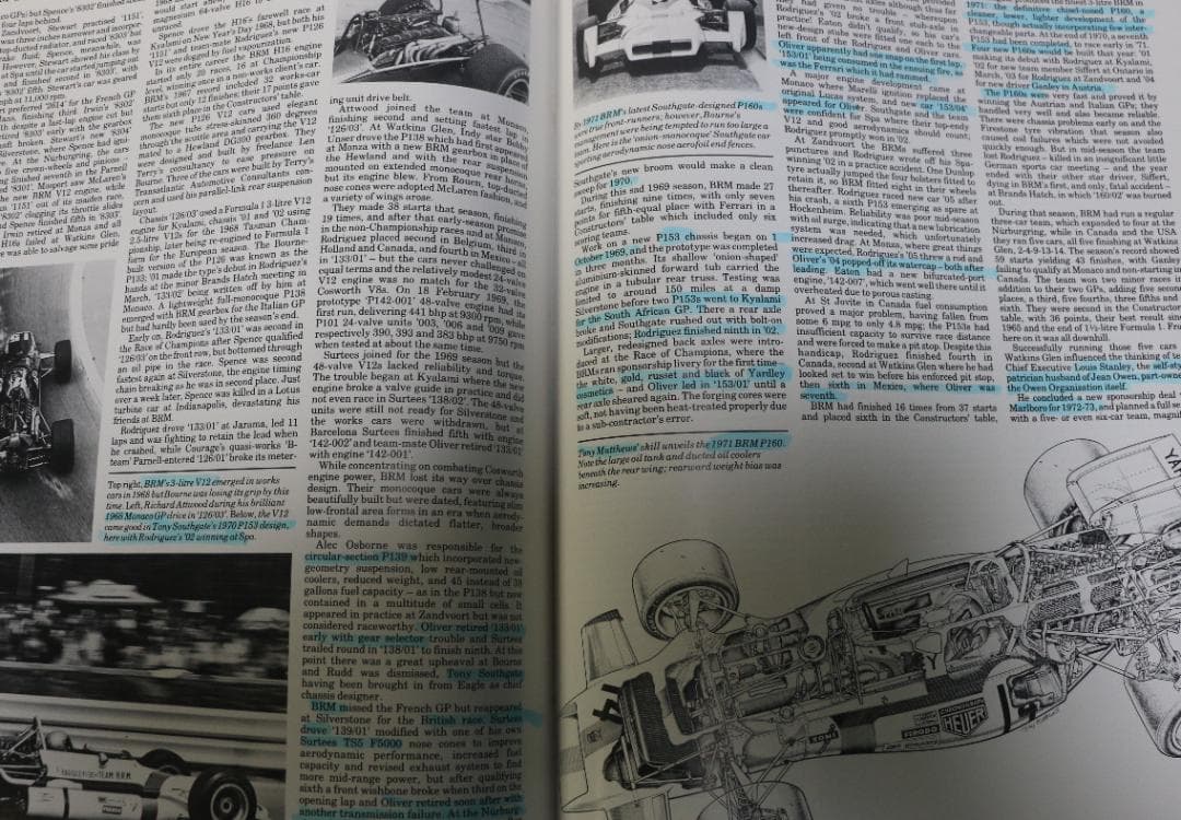 超希少　洋書　オートコース 　ヒストリー・オブ・グランプリーカー １９６６ー８５