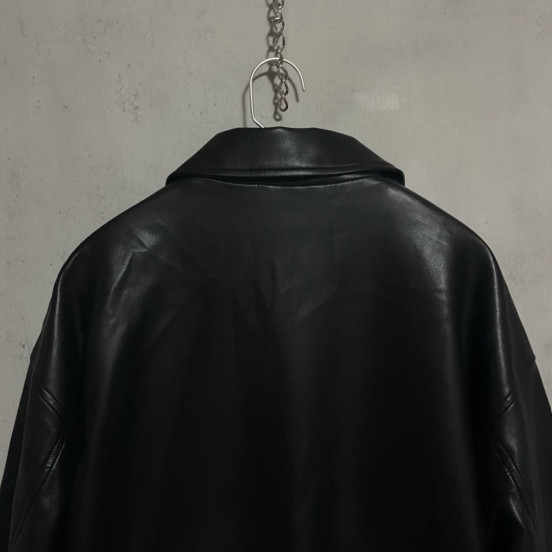 新品 ユナイテッドアローズ グリーンレーベル フェイクレザー ブルゾン M