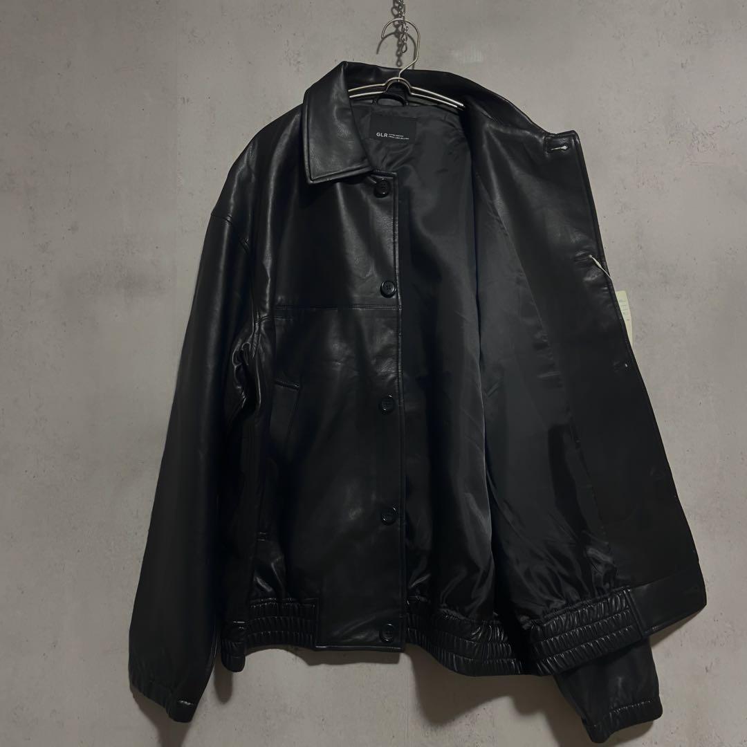 新品 ユナイテッドアローズ グリーンレーベル フェイクレザー ブルゾン M