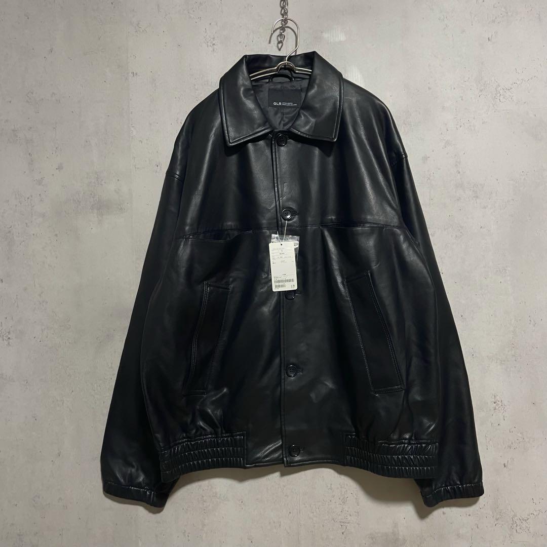 新品 ユナイテッドアローズ グリーンレーベル フェイクレザー ブルゾン M