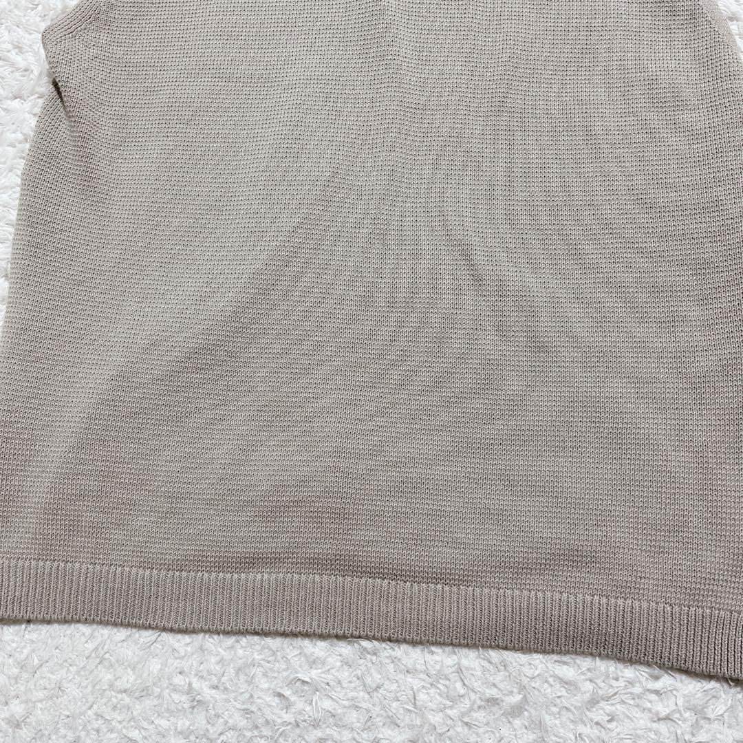 タグ付き新品✨23区【洗える】コットンコード ニットベスト　ベージュ