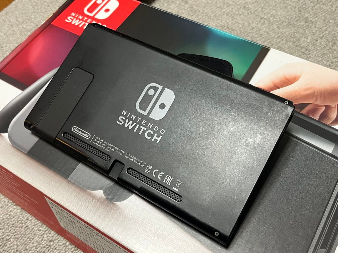 あ*様 【箱有】Nintendo Switch 旧型 本体 グレー プロコン付