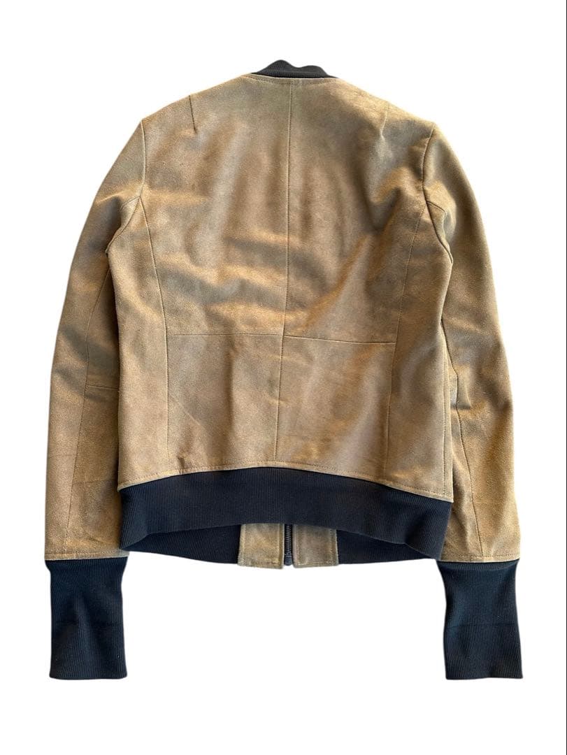 ジャケット・アウター \"no id.\"thumbhole tight leather jacket