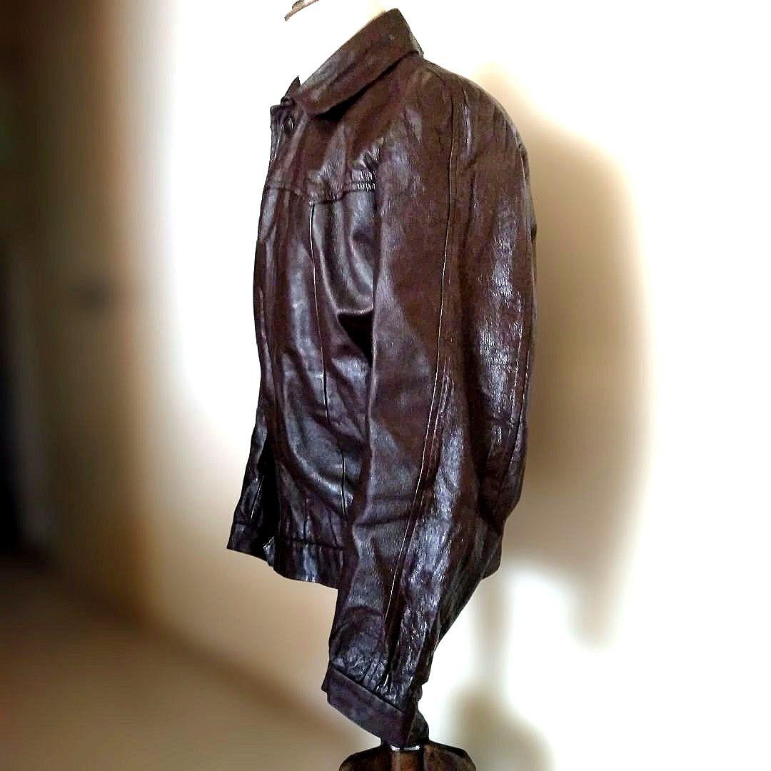 ～50s Vintage Euro モーターサイクルジャケット レザージャケット