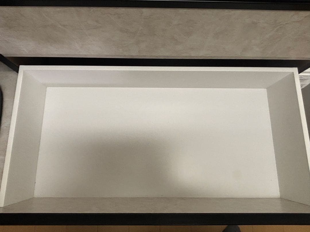 タケ　大川家具 日本製 キッチンカウンター ストーンホワイト