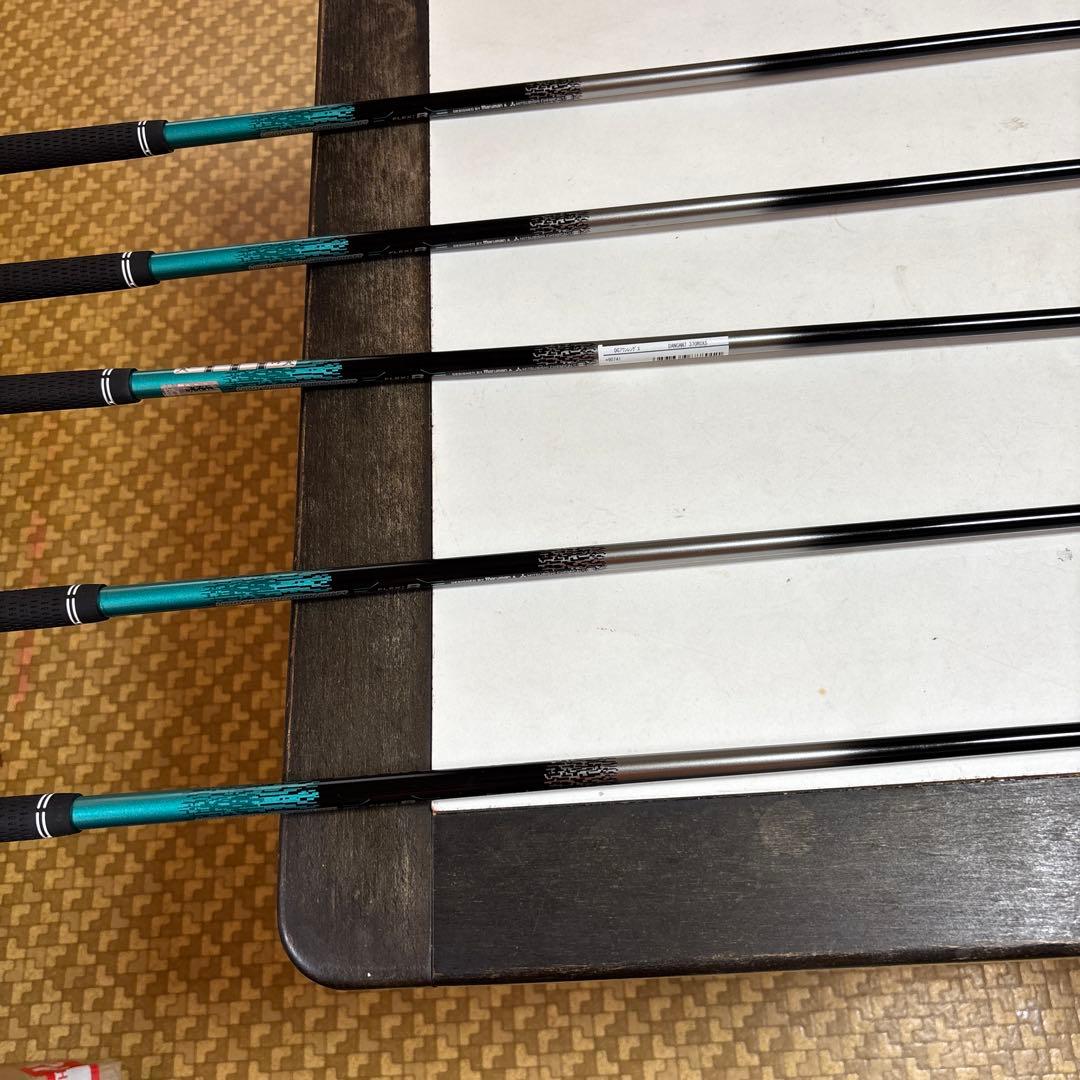 ワンレッグスアイアン　ダンガン7 ５本セット