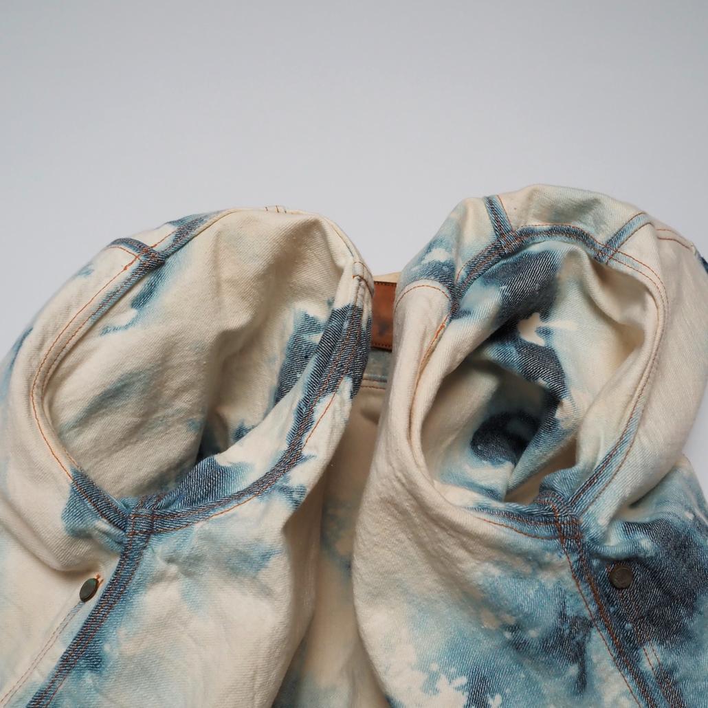 一点物 BOWERY BLUE MAKERS ブリーチデニムセットアップ