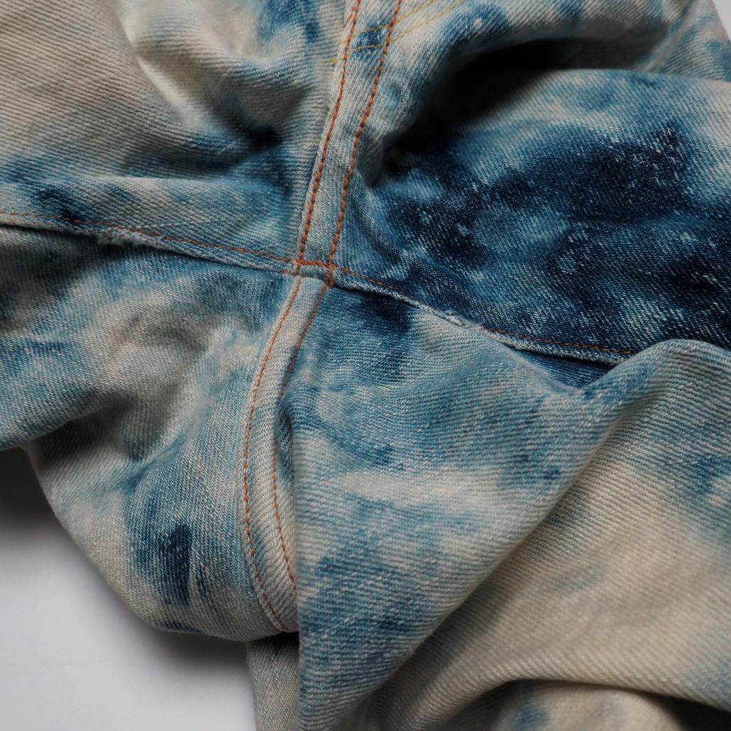 一点物 BOWERY BLUE MAKERS ブリーチデニムセットアップ