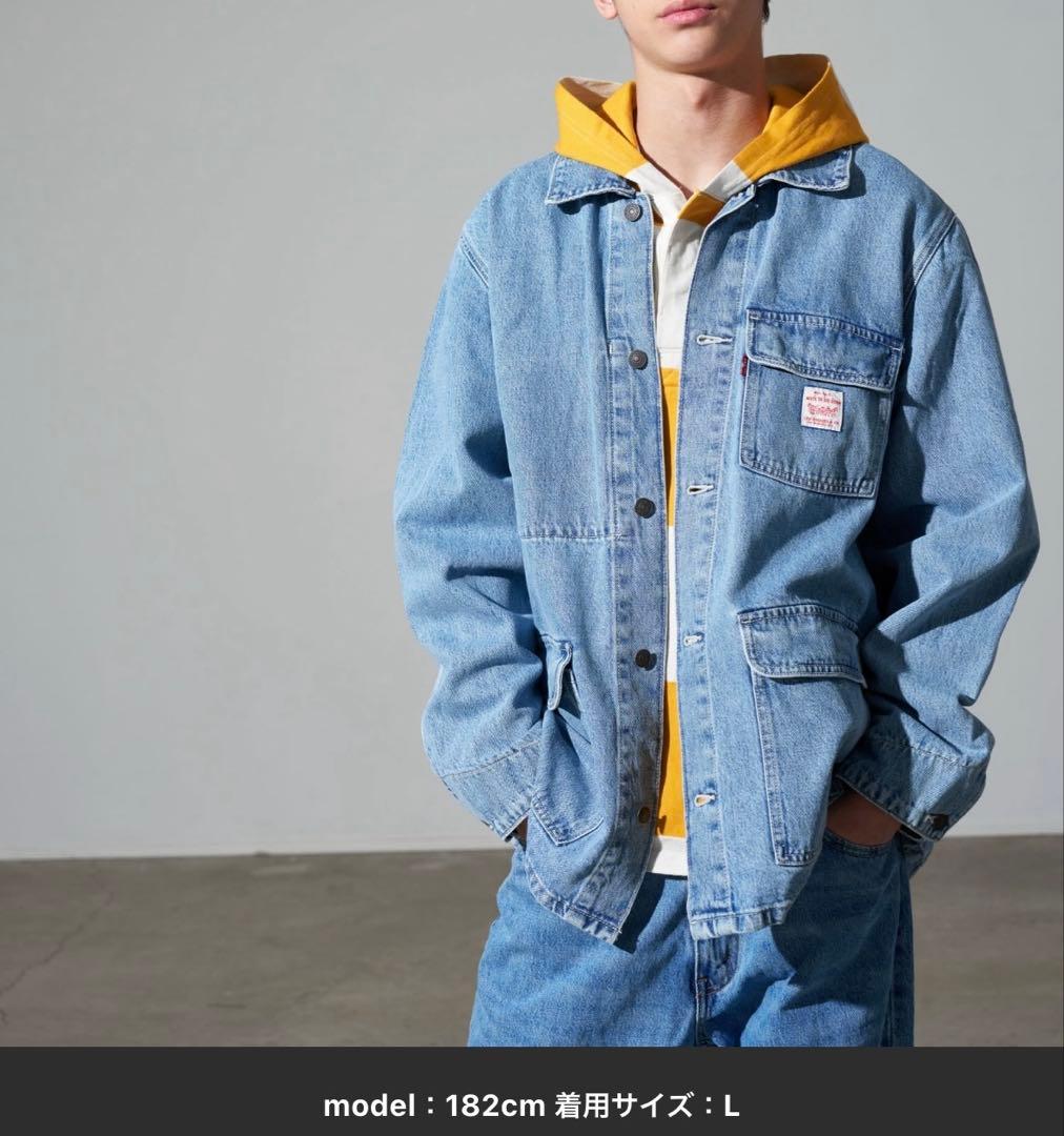 【新品タグ付き】 【Ｍ】LEVI'S WORKWEAR エンジニアコート デニム