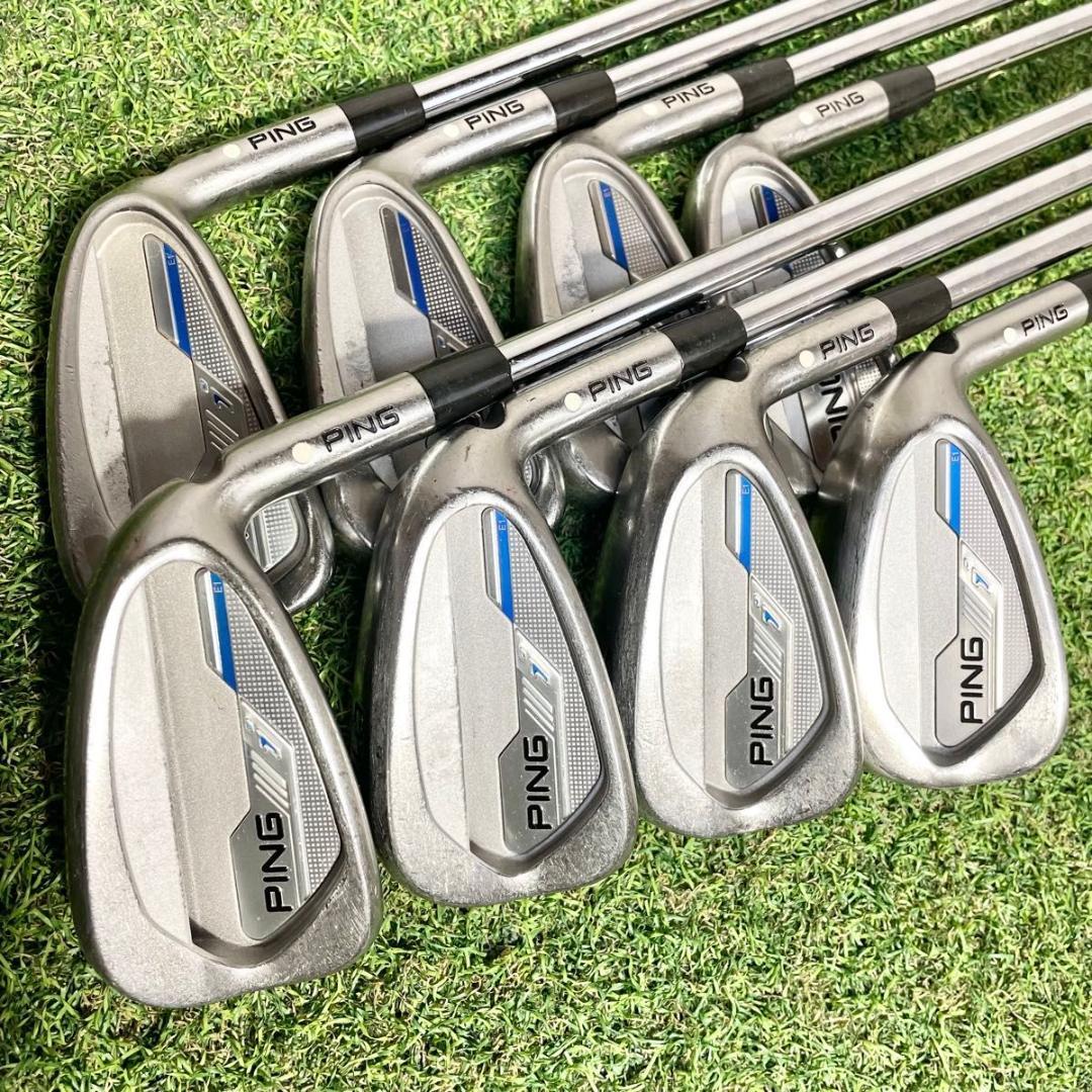 ピン PING i IRON 白ドット アイアンセット 豪華8本 メンズ S 右