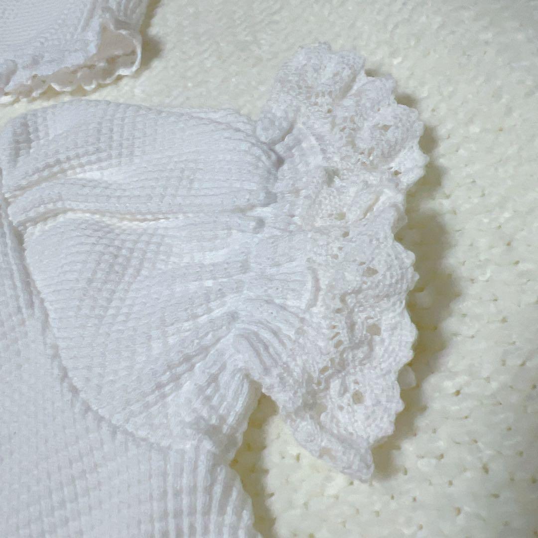 【美品】ciel de bébé 新生児用ベビードレスセット　退院着