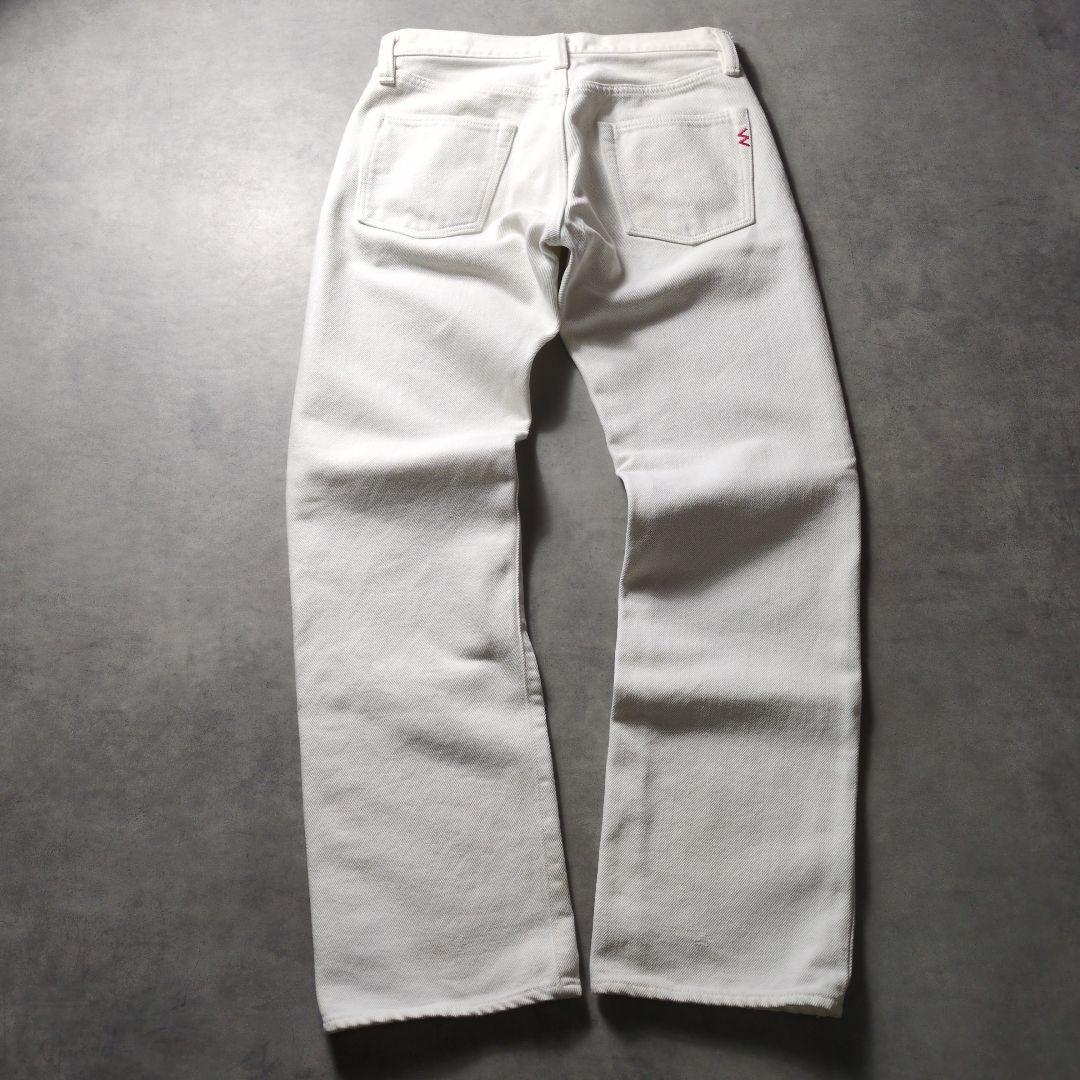 IRON HEART 21oz 赤耳 ホワイト デニムパンツ 32