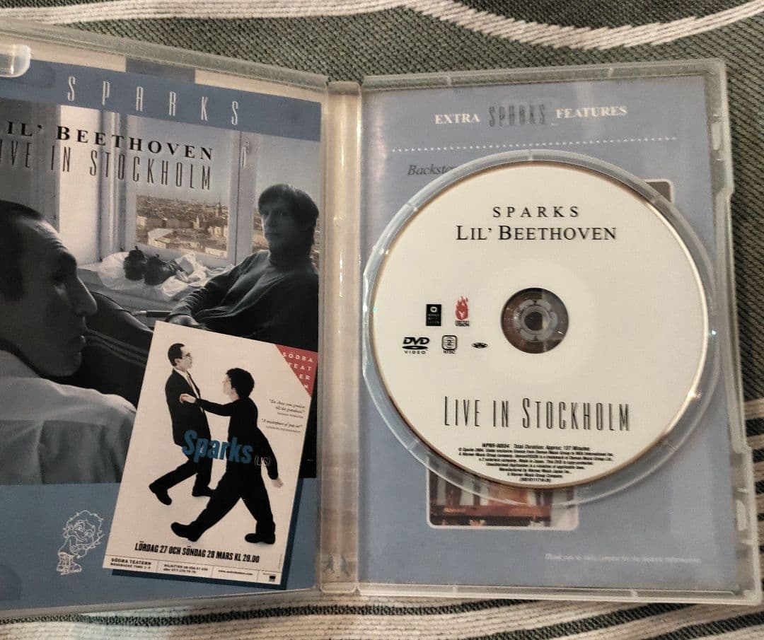 スパークスLil Beethoven Live in Stockholm DVD