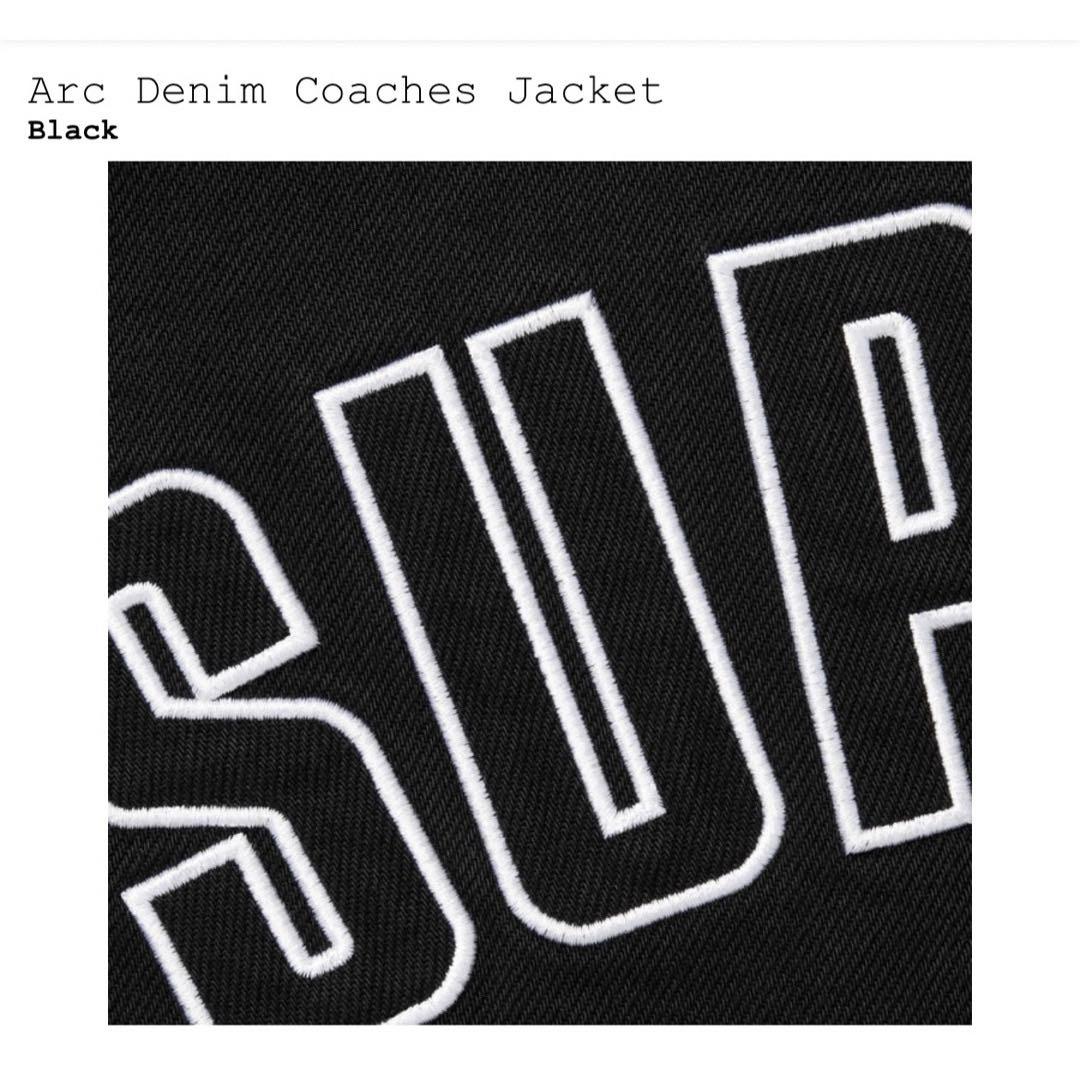 ジャケット・アウター Supreme Arc Denim Coache Jacket Black L