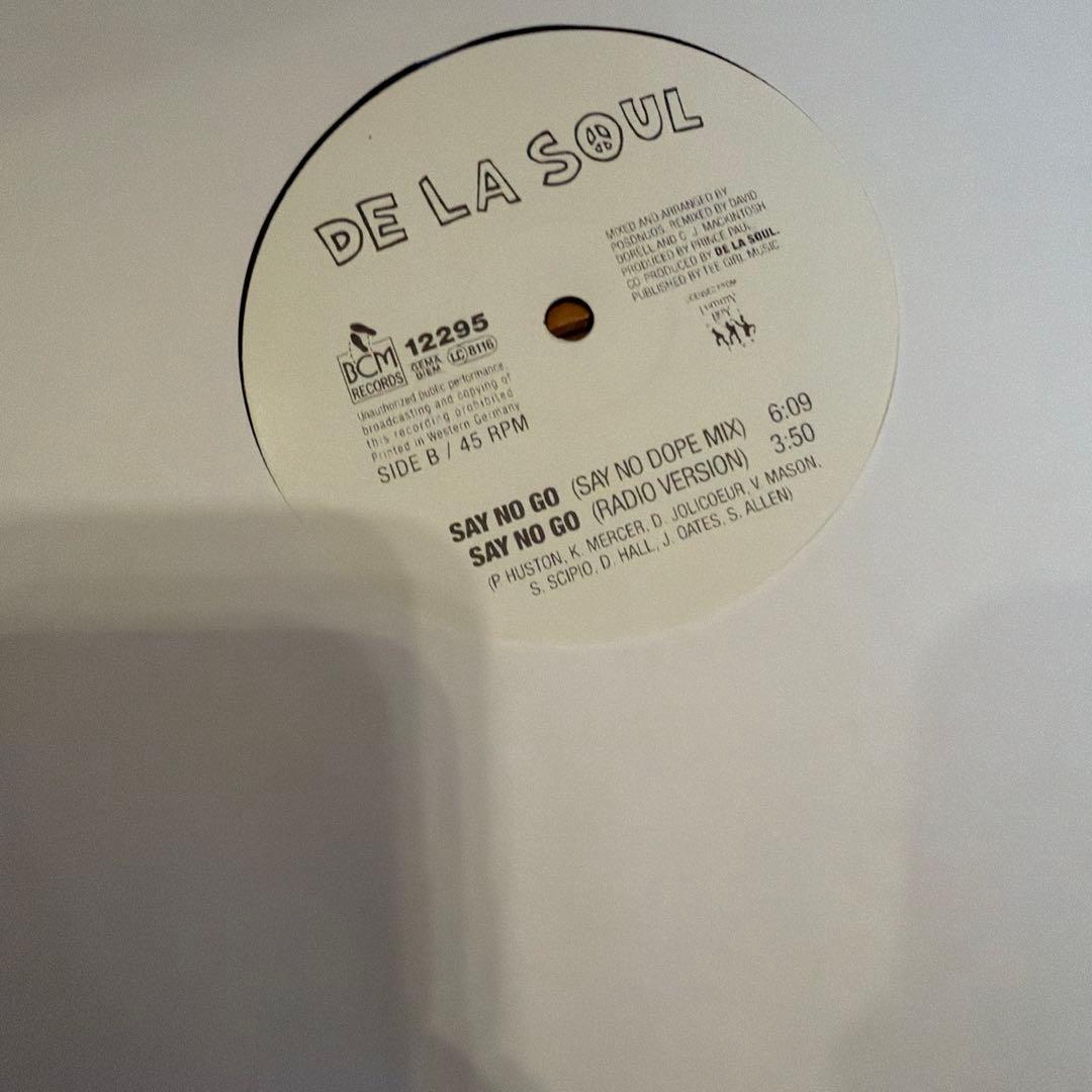 DE LA SOUL SAY NO GO レコード