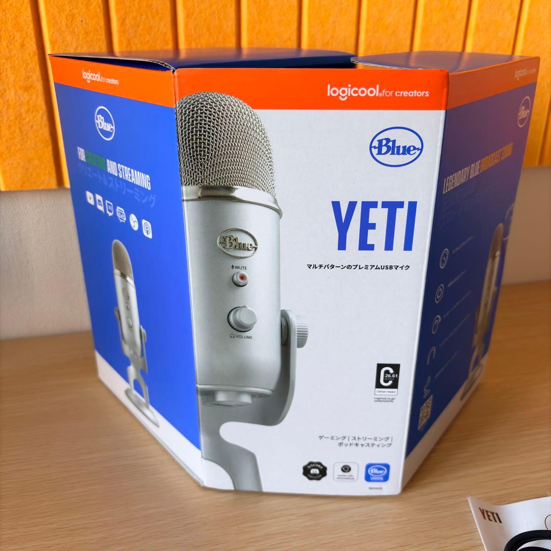 【美品】BlueYeti ブルーイエティコンデンサーマイク