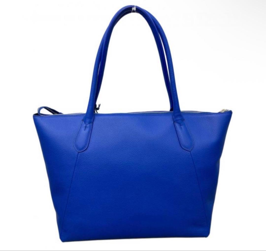 (美品)PELLE MORBIDA （ペッレモルビダ）　トートバッグ　ブルー