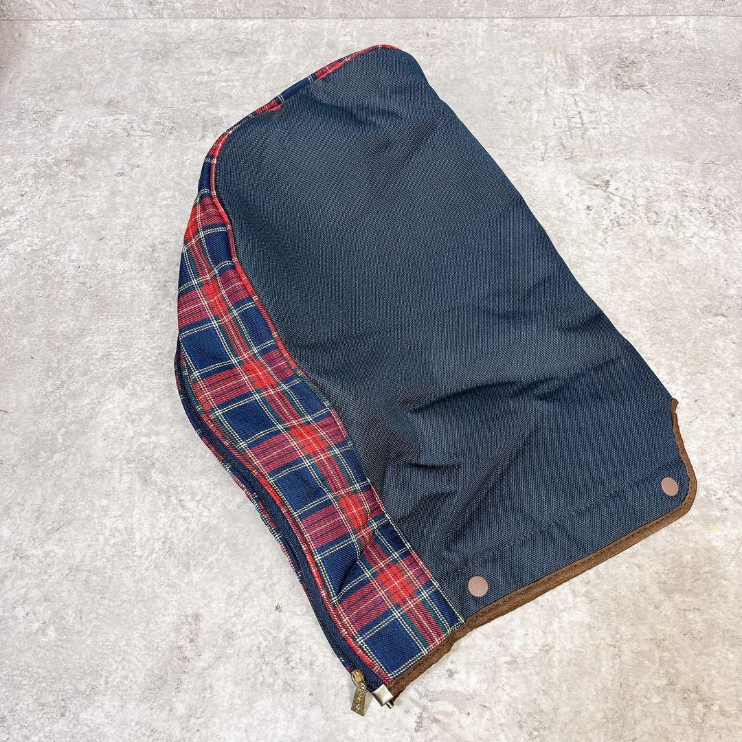 【送料込み】CORAGIO ネイビー チェック キャディバッグ