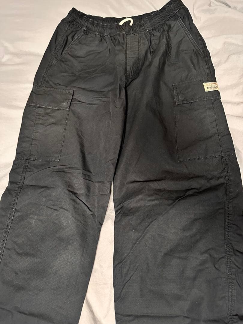 Stüssy ブラック カーゴパンツ