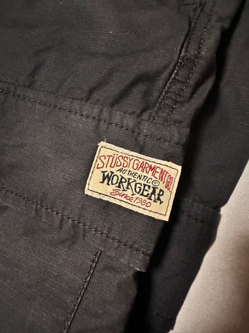 Stüssy ブラック カーゴパンツ