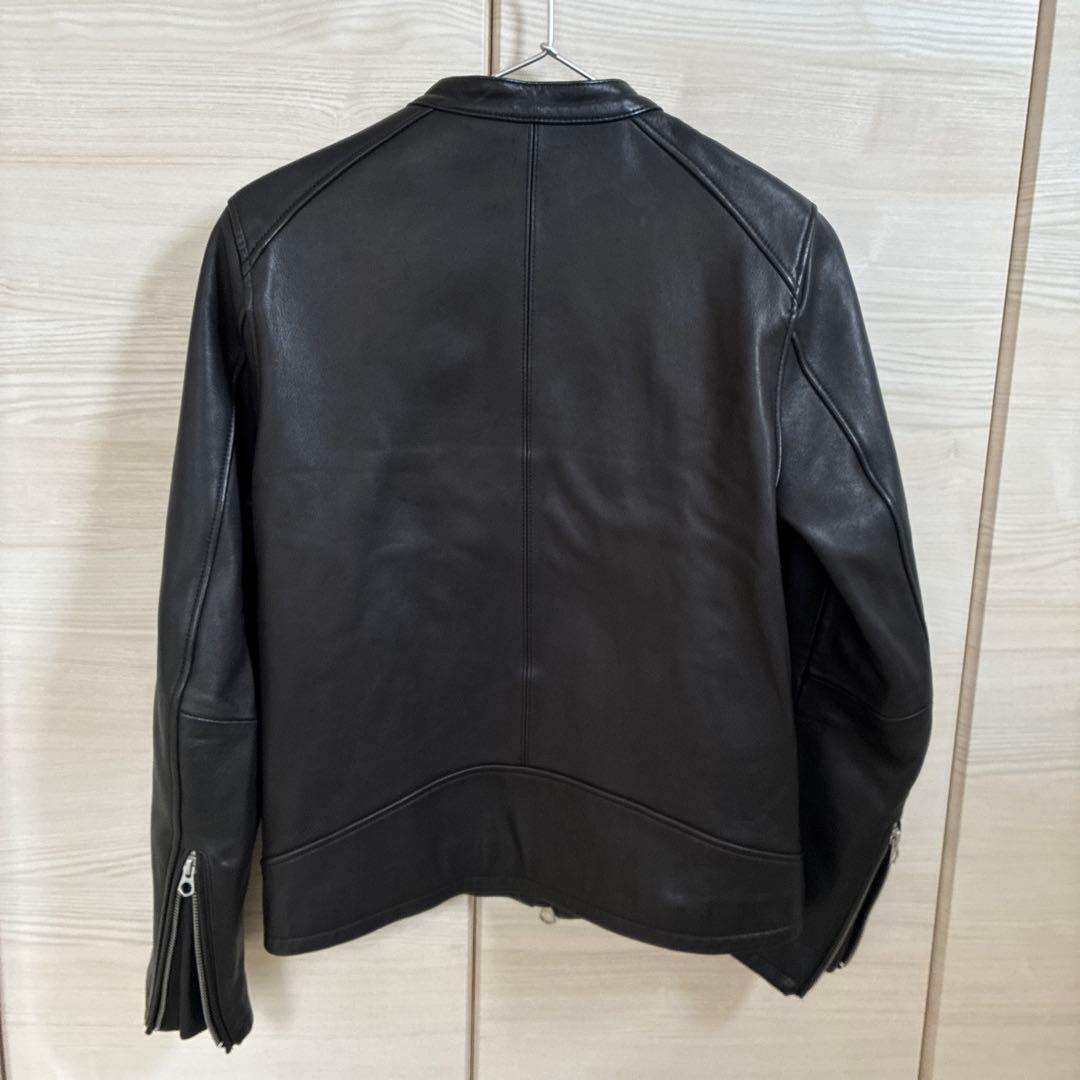 HARE ブラックラムレザー　ブラック　ライダースジャケット　Mサイズ