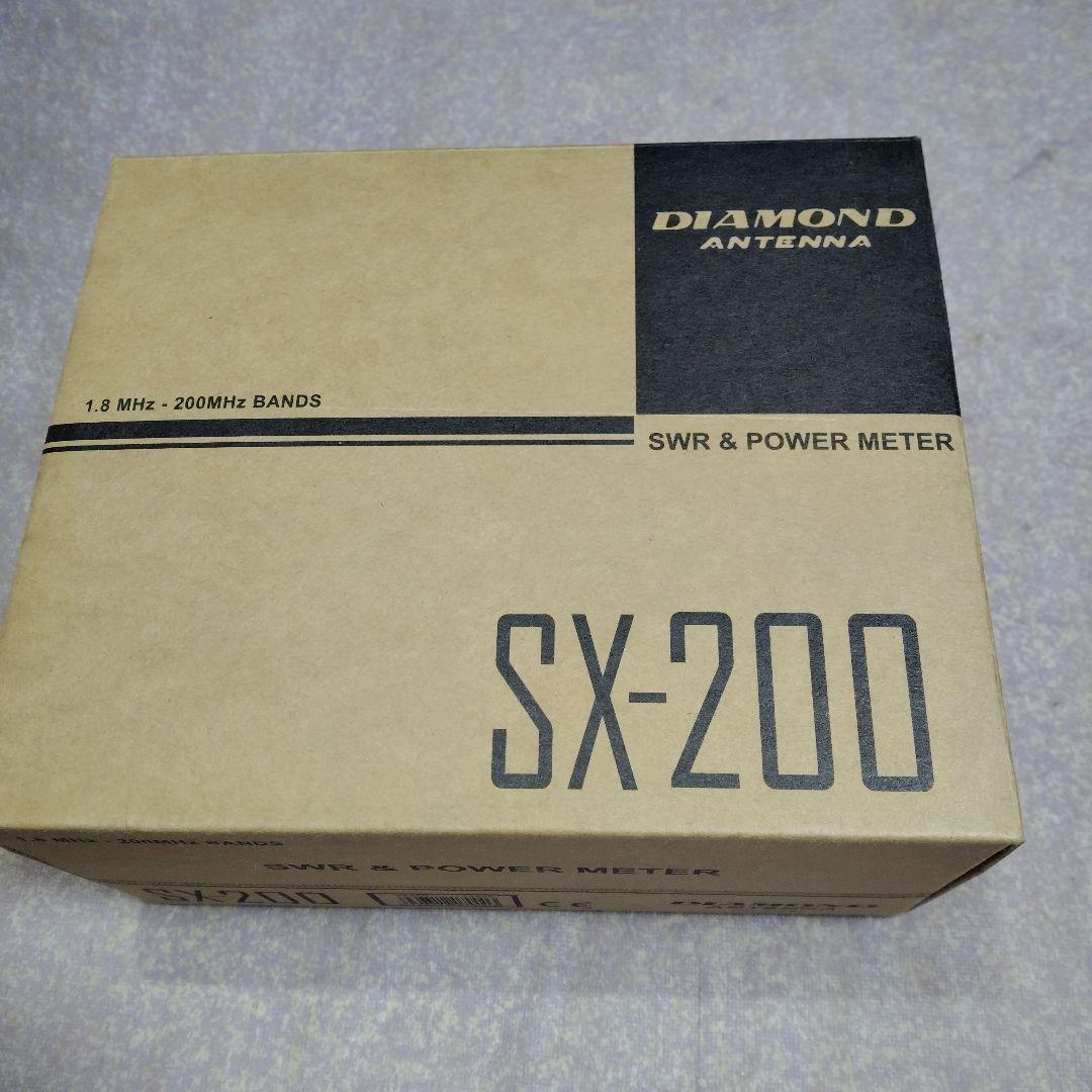 未使用ダイヤモンドSX200 高性能 通過形SWR.パワー計1.8～200MHz