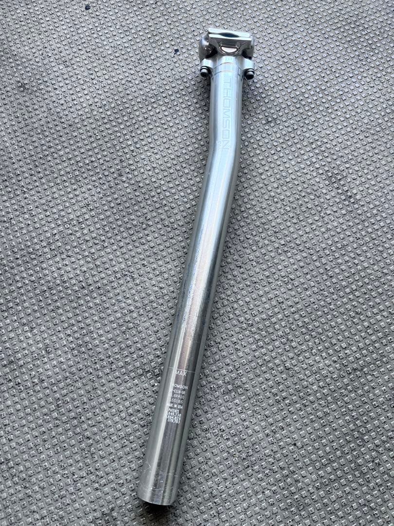 THOMSON シートポストφ31.6 L=410 セットバック有